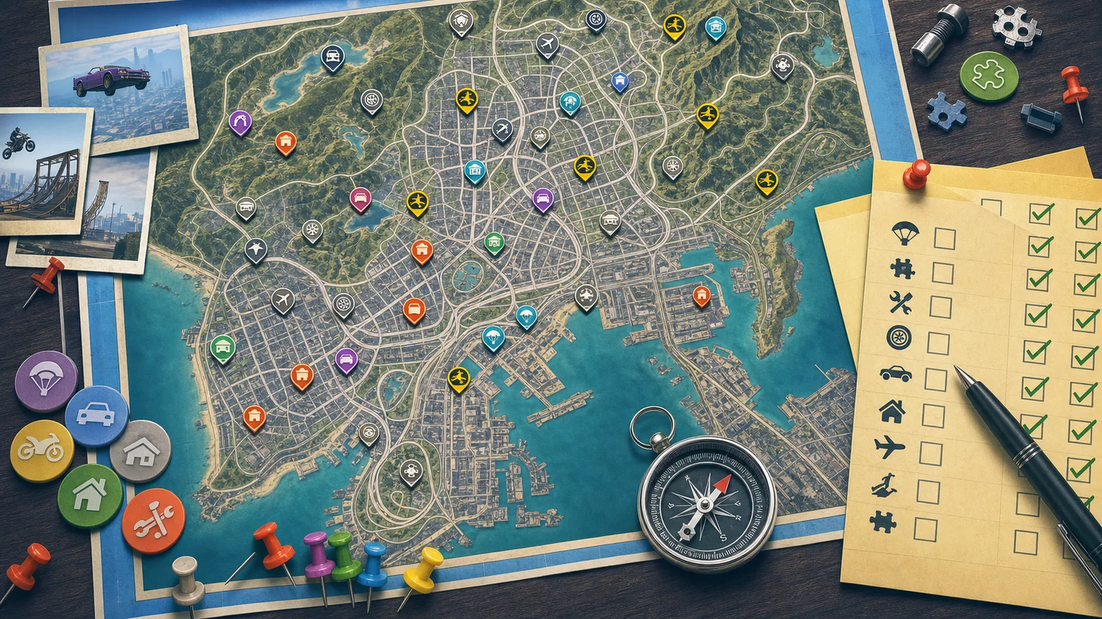 Grand Theft Auto V Collectibles And 100% Section