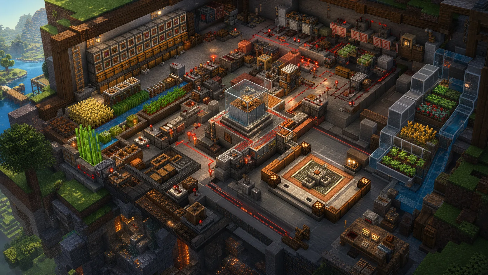 Minecraft Copper Grate and Copper Bulb Builds